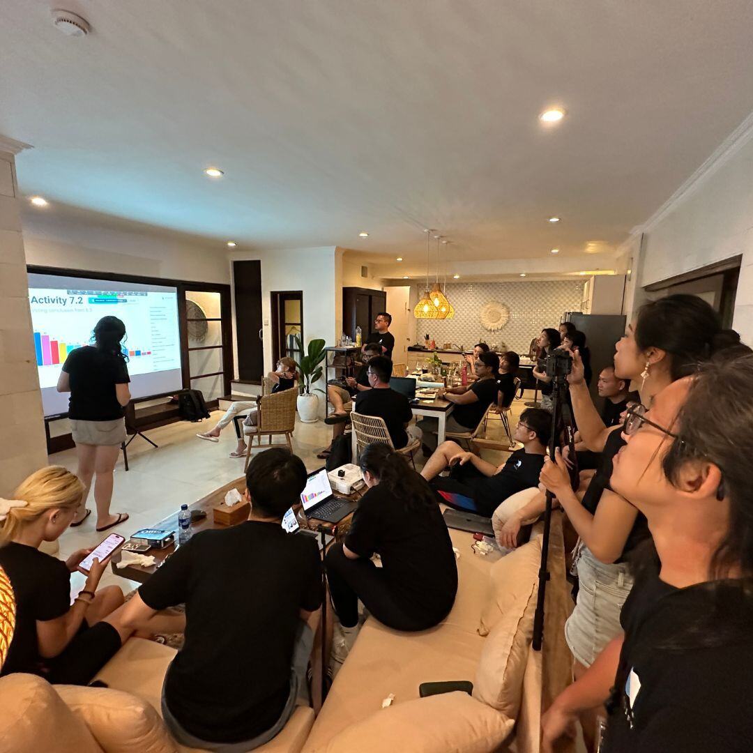 Hybrid team building and brainstorming