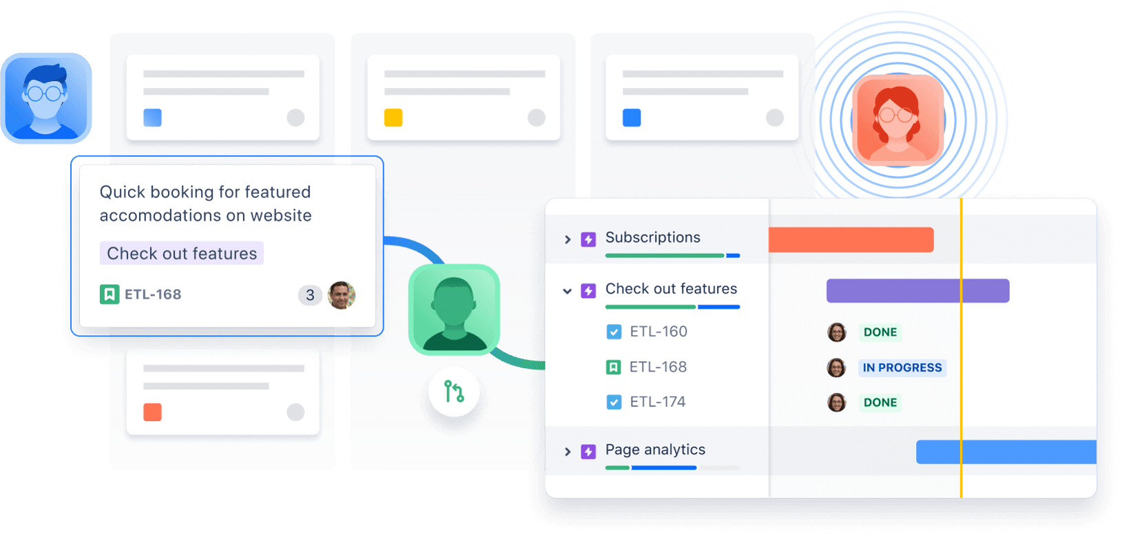 For teams who practice agile methodologies, Jira Software provides scrum and kanban boards out-of-the-box. Boards are task management hubs, where tasks are mapped to customizable workflows. Boards provide transparency across teamwork and visibility into the status of every work item. Time tracking capabilities and real-time performance reports (burn-up/down charts, sprint reports, velocity charts) enable teams to closely monitor their productivity over time.