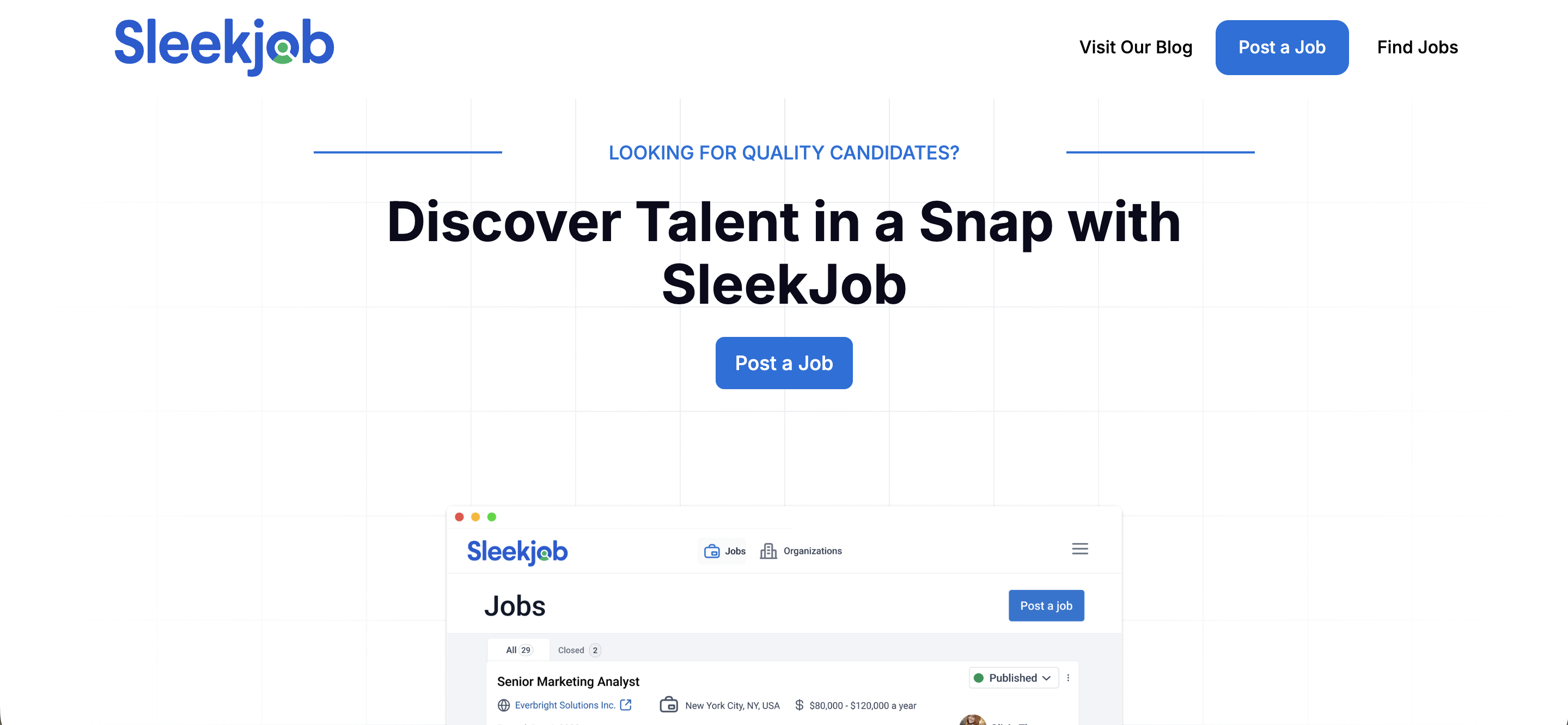 SleekJob global hiring