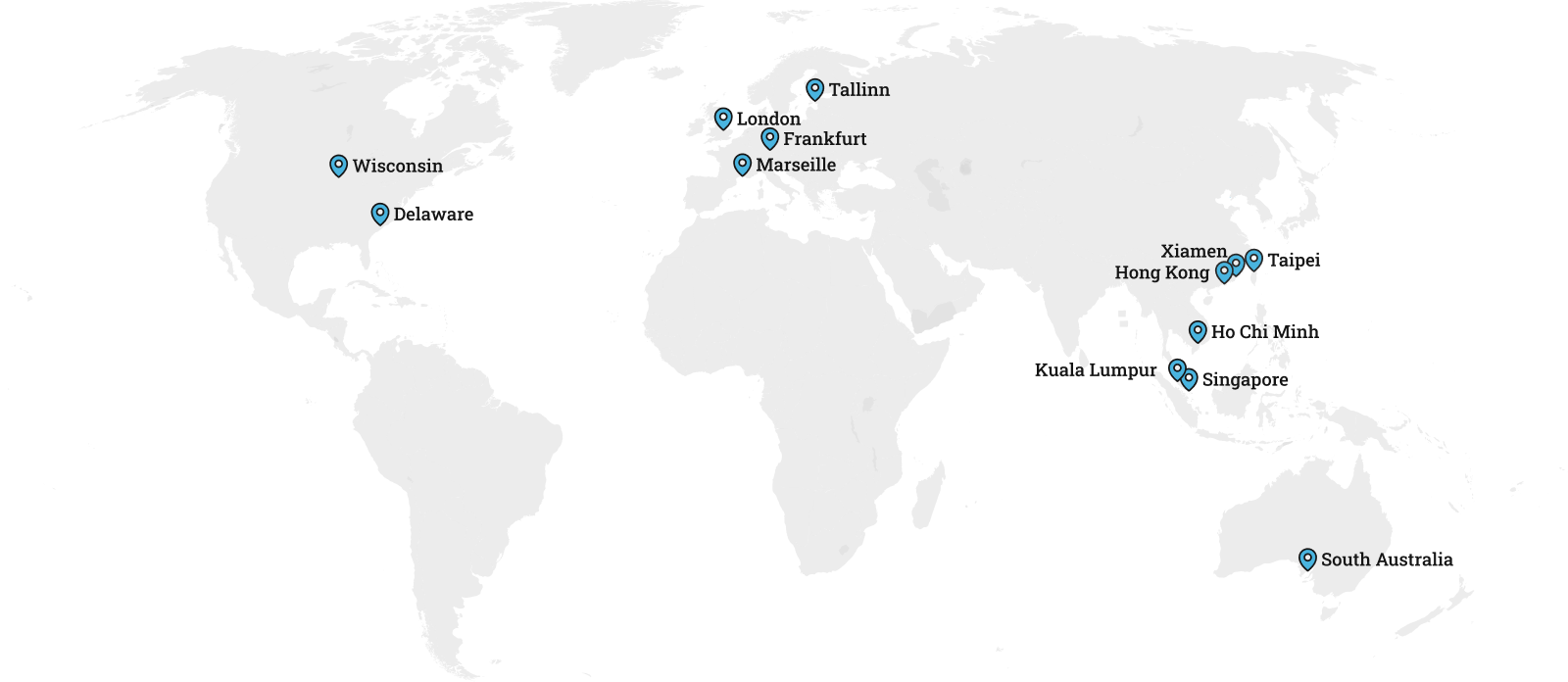WorldMap_Slasify offices WorldMap_Slasify offices